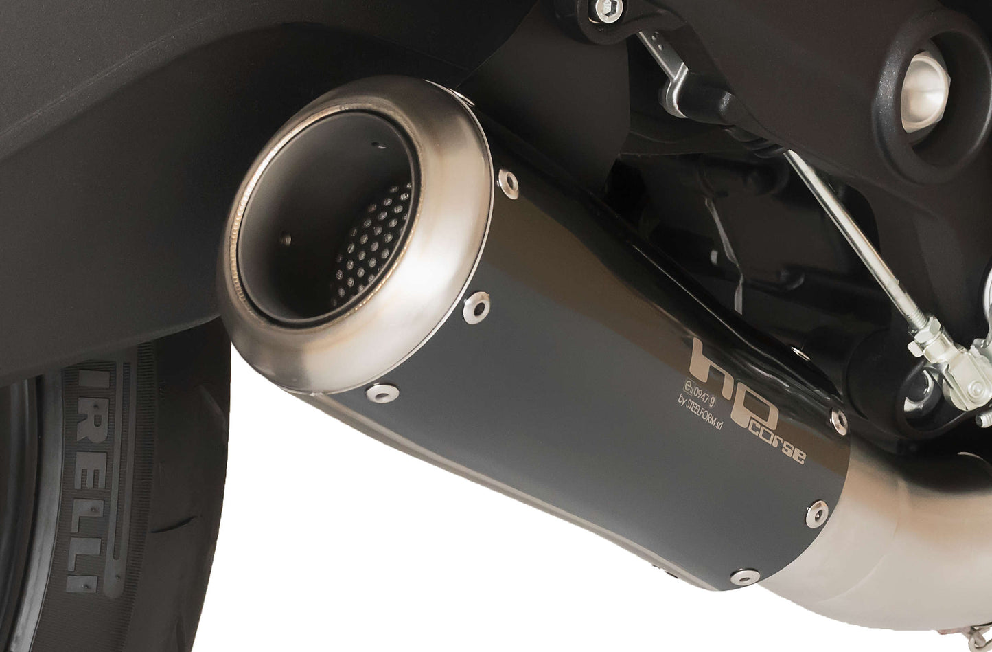 HP Corse échappement GP07 Black Ducati Monster 797 2017-2020