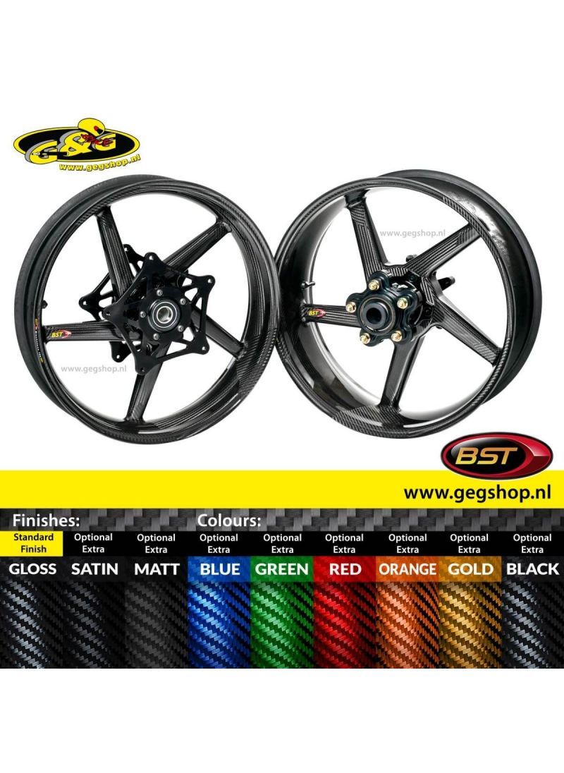BST Carbon Voorvelg Diamond TEK 3,5 x 17" Suzuki GSXR600 2006 - 2007