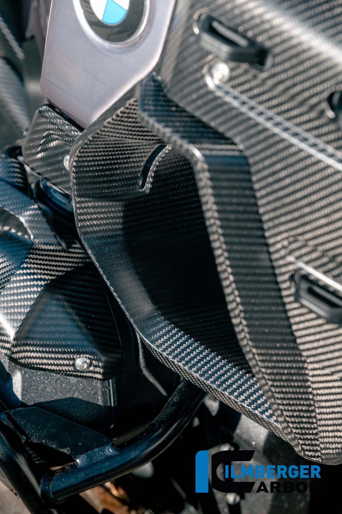Luchtinlaat paneel cover rechts mat carbon BMW R1300GS Adventure Trophy (2024+)