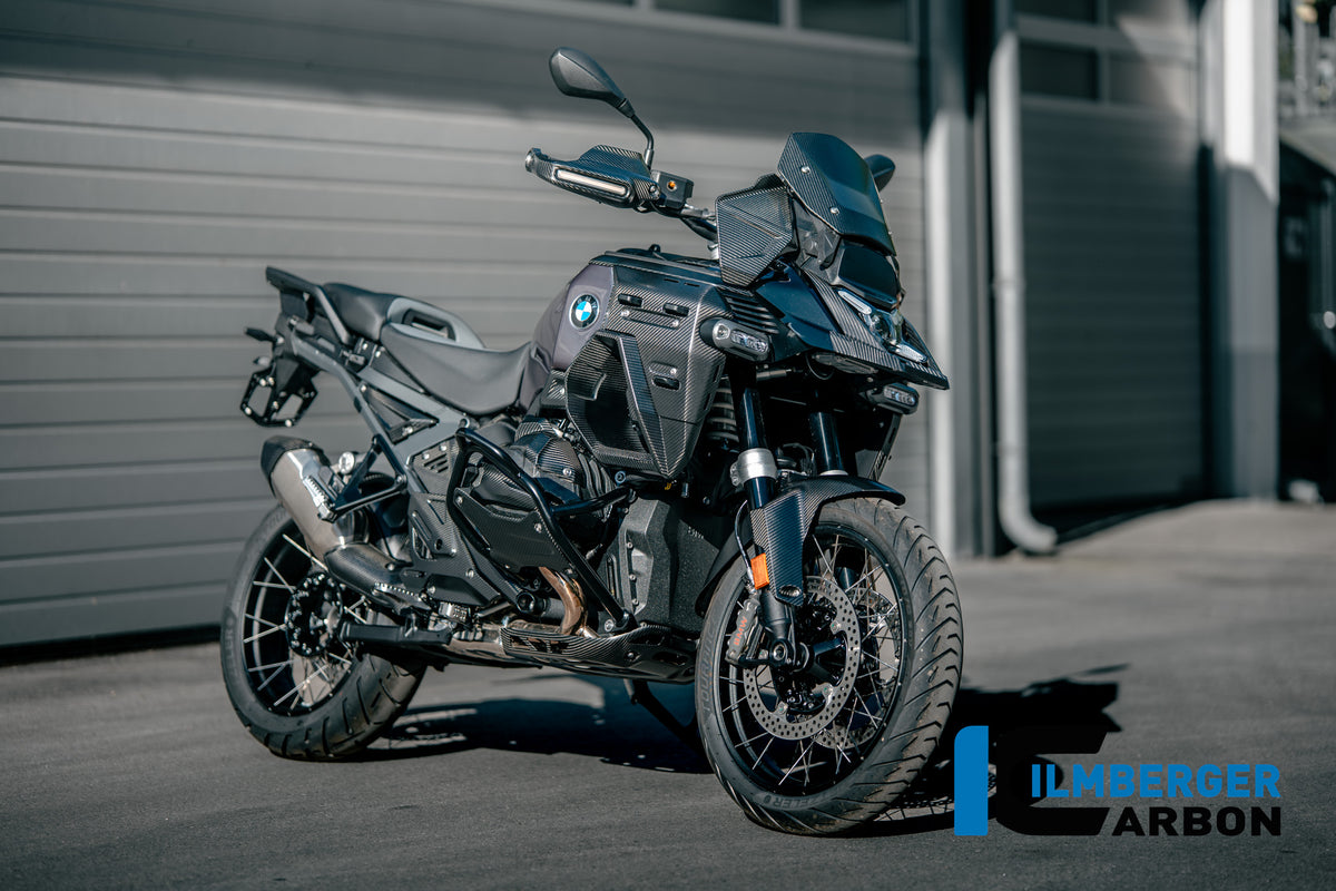 Extension de garde-boue avant « bec » en carbone mat BMW R1300GS Adventure Trophy (2024+)