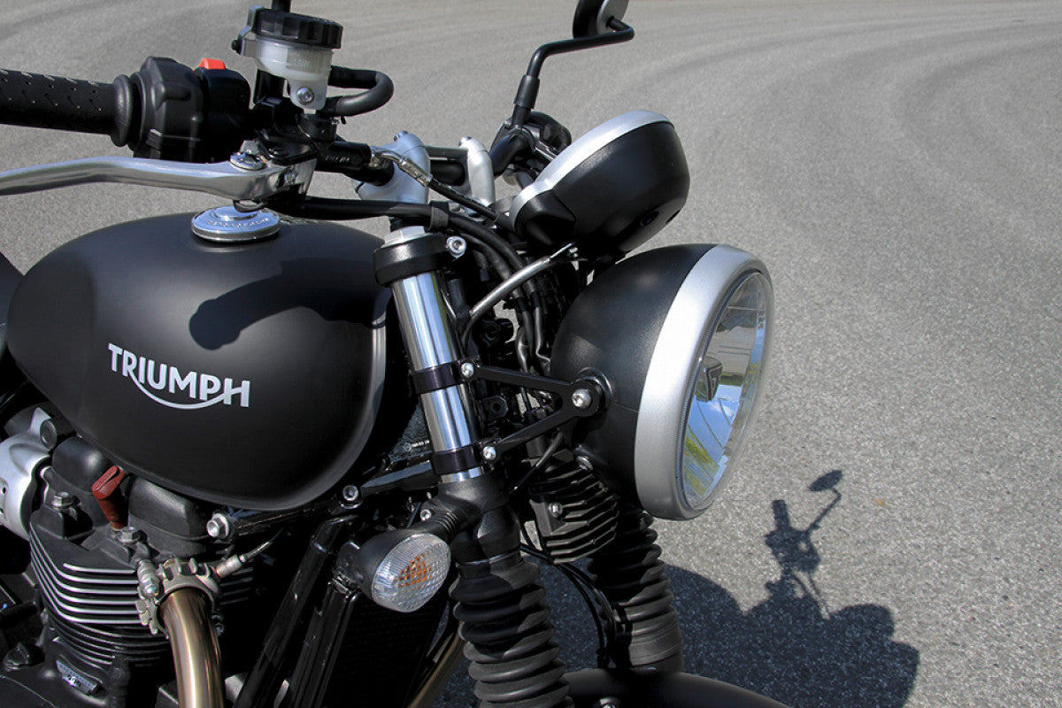 Prise de montage des phares LSL avec porte-indicateurs pour Triumph Street Twin