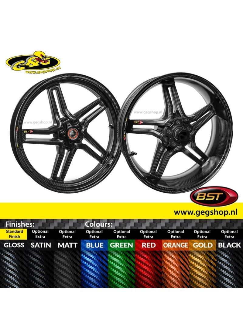 BST Carbon Achtervelg Rapid Tek 6,0 x 17" Kawasaki ZX10R 2011 - 2015