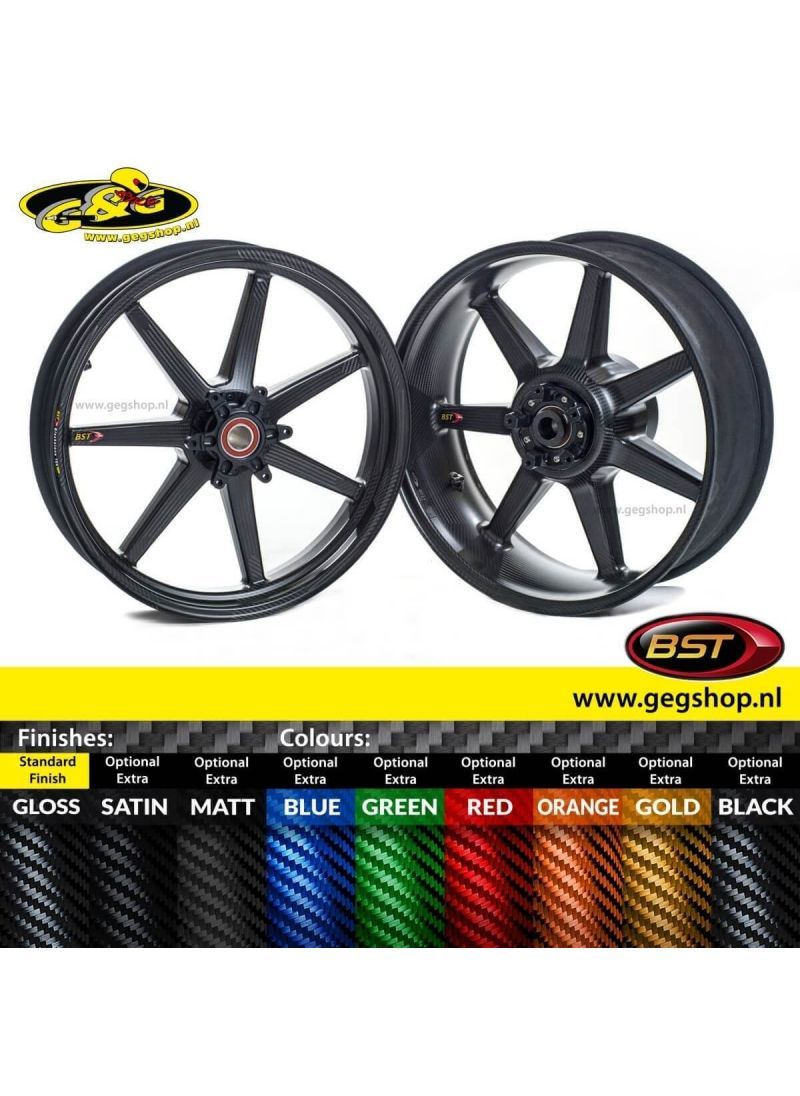 BST Carbon Achtervelg Diamond TEK 4,5 x 17" Kawasaki ZX-4RR (2023+)
