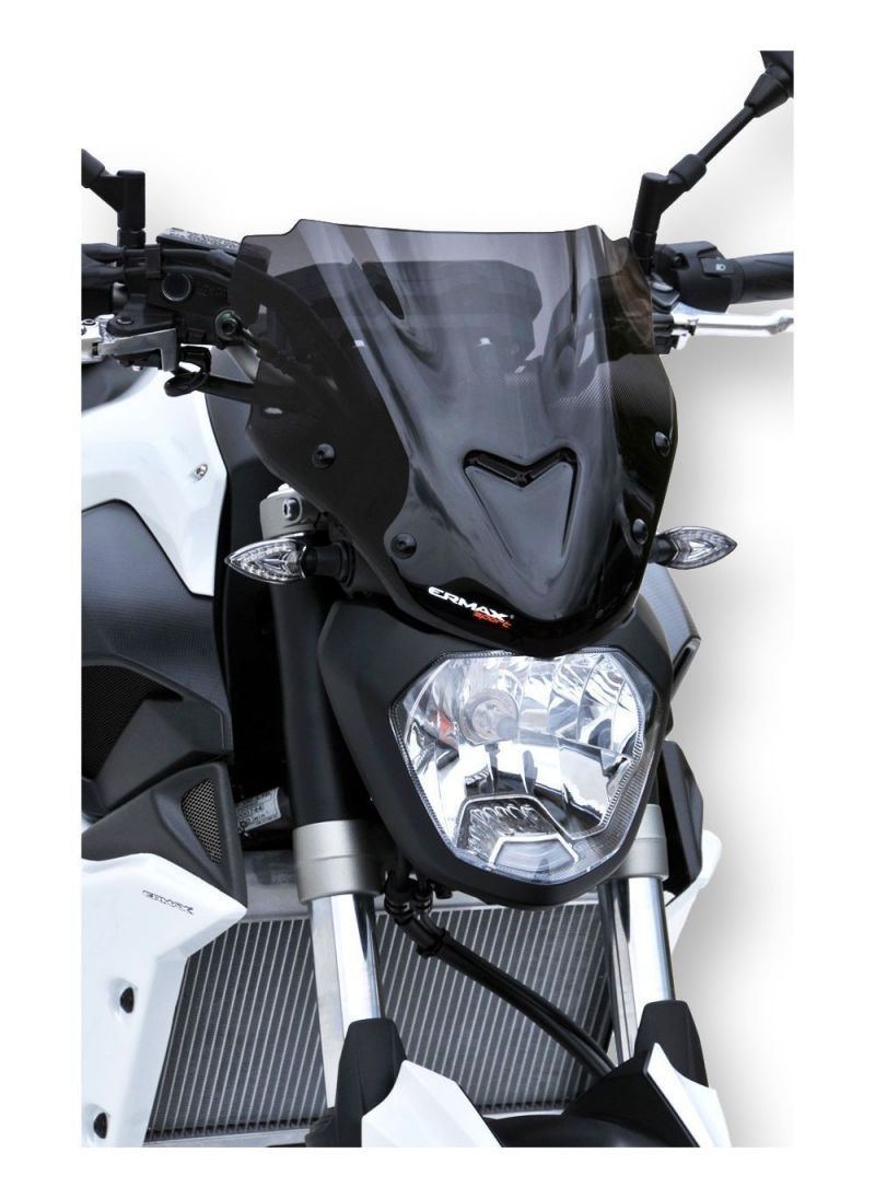 ERMAX 30256121 YAMAHA MT-07 (FZ7) 2014-2017 Sport Flyscreen 27cm noir noir