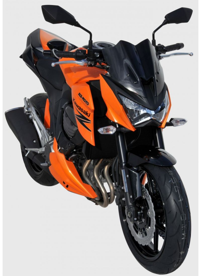 ERMAX 030356084 KAWASAKI Z800 2013-2016 Sport Flyscreen 30 cm noir noir