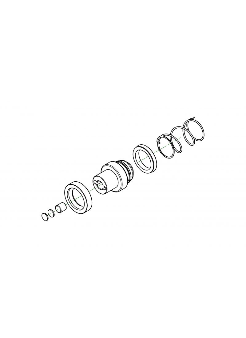 CNC Racing 30mm drukzuiger revisie set Ducati Supersport 800 (2003-2005)