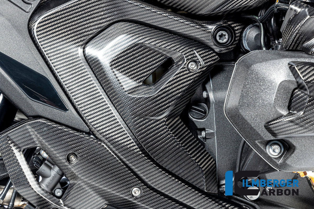 Triangular Frame Cover Right Matt Carbon BMW R1300GS Adventure Triple Black 2024+