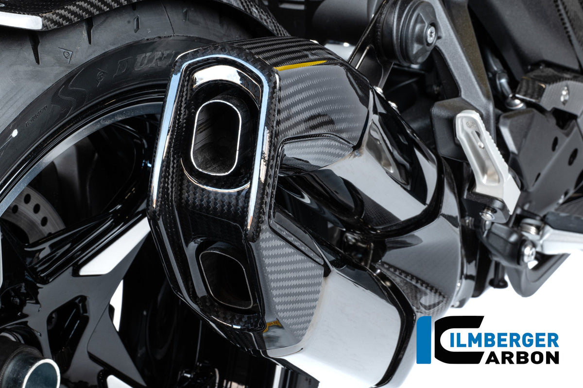 Uitlaat eindkapset carbon hoogglans BMW R1300RS Option 719 Cuyamaca (2025+)