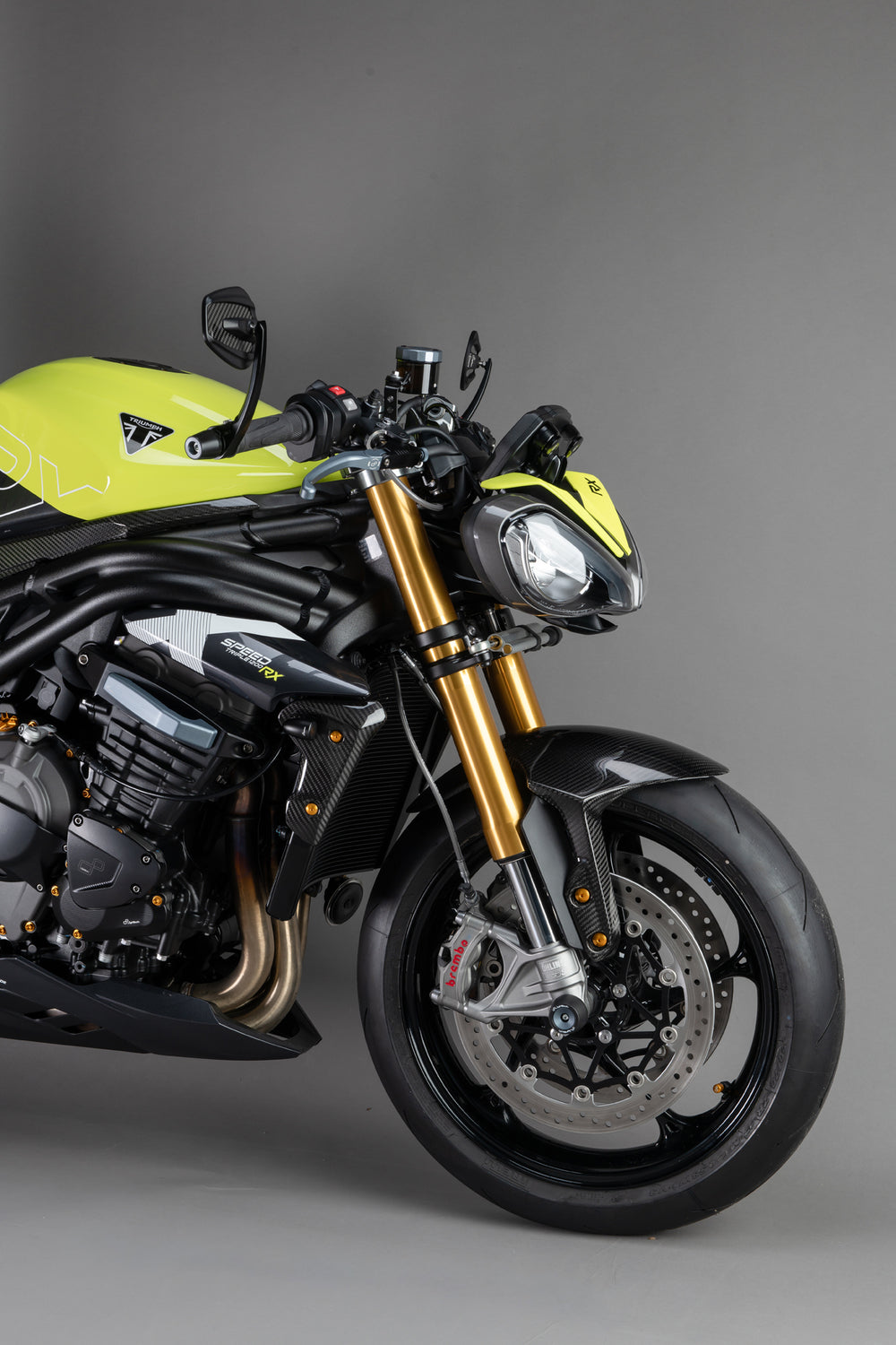Garde-boue avant en carbone brillant Triumph Speed Triple 1200 RX (2021+)
