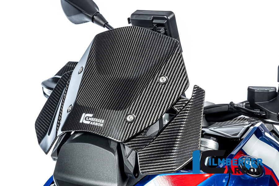Windbeschermer links glanzend carbon BMW R1300GS Adventure Triple Black 2024+