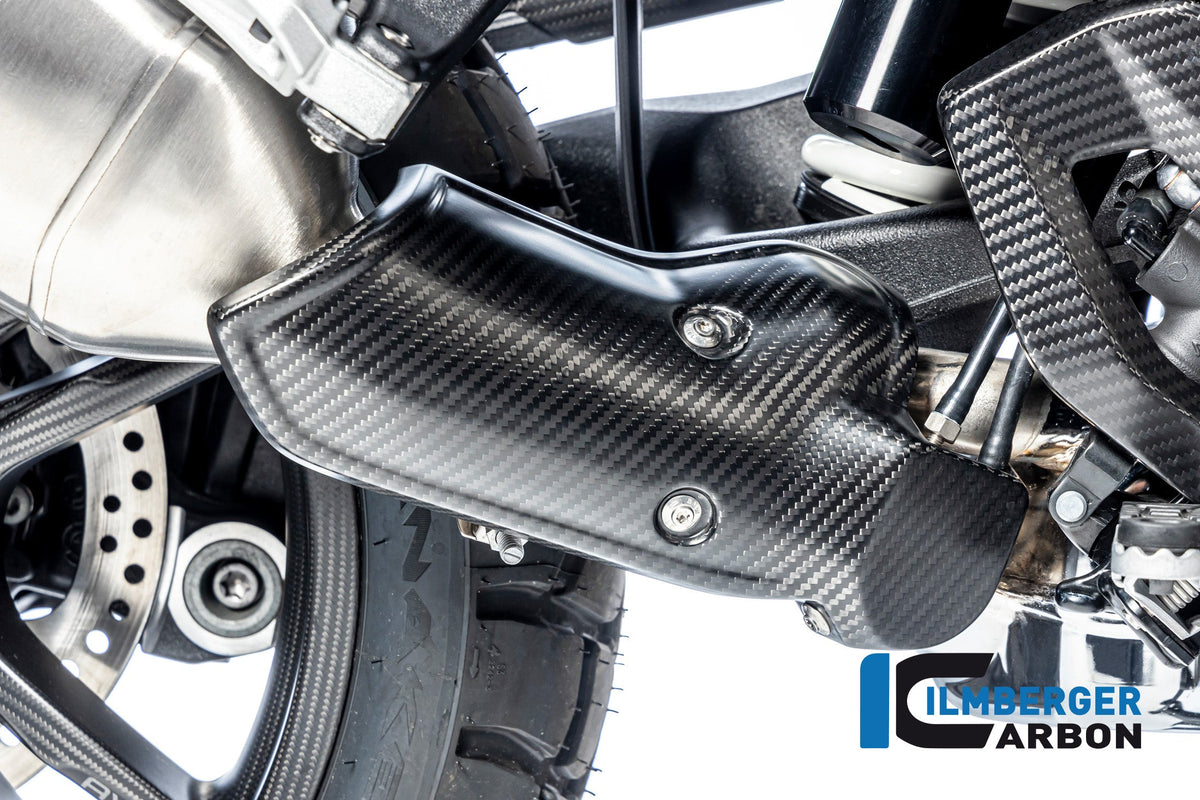 Uitlaat Hitteschild mat carbon BMW R1300GS Adventure Triple Black 2024+