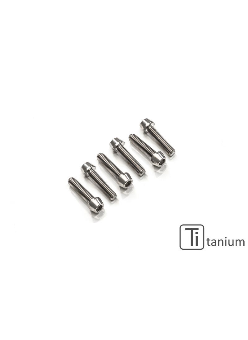 Kit de boulon en titane (5 pièces) pour couvercle d'embrayage sec panigale v4 r ducati panigale v4 r (2021+)