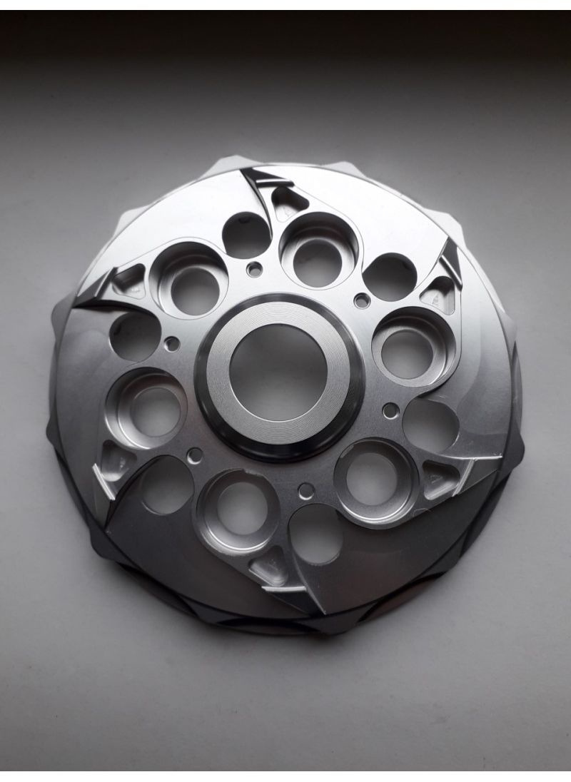 EVR Anti-clank basisplaat voor anti-clank drukplaat - Zilver Ducati Hypermotard 1100 EVO (2010-2012)