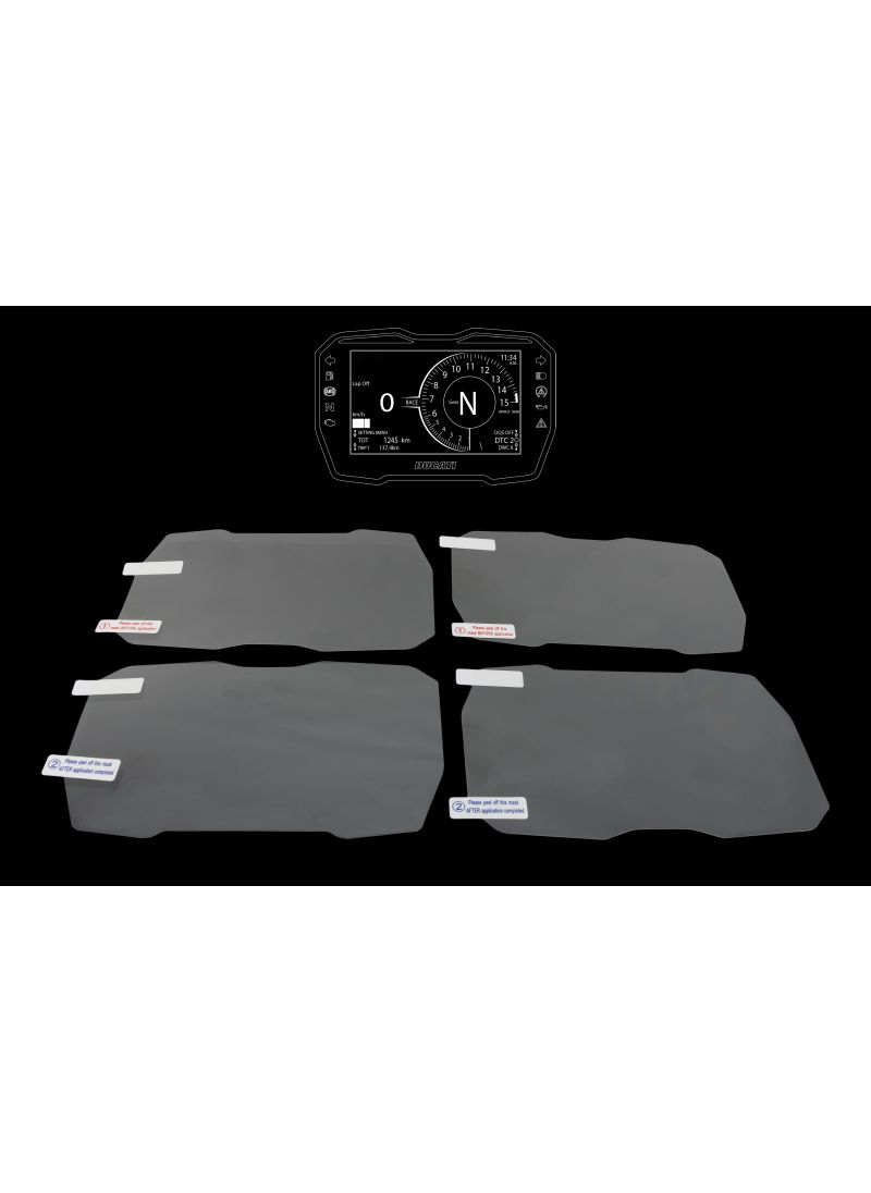 Dashboard Protector Kit (4 PCS) Panigale V4 / V4S - CNC Racing Ducati Panigale V4 R (2019+)