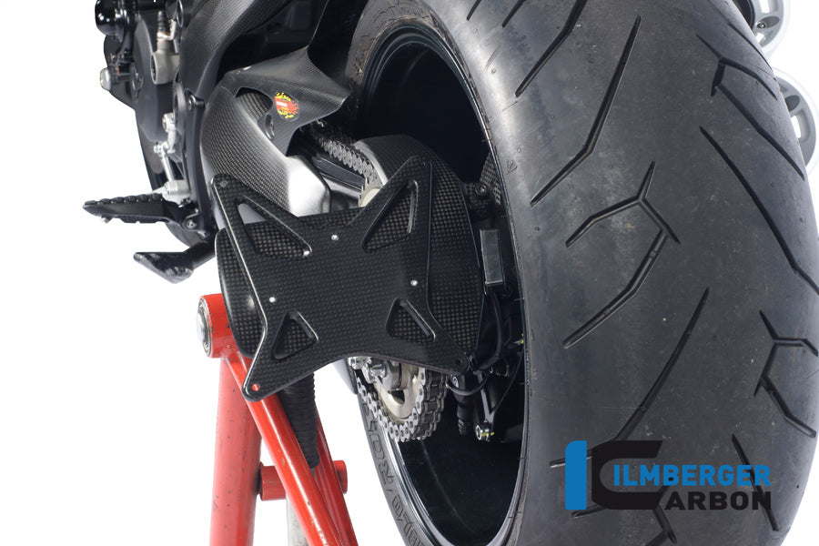 Support de plaque d'immatriculation du carbone incl. Couverture de chaîne Ducati Diavev Ducati Diave (2014-2018)