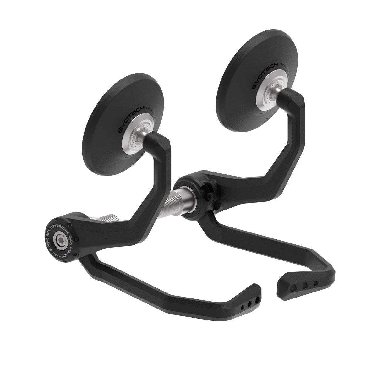 Bar End Spiegels (Retro) incl. Rem- en Koppelingshendel Beschermer Set Evotech - Yamaha MT-10 (2022+)