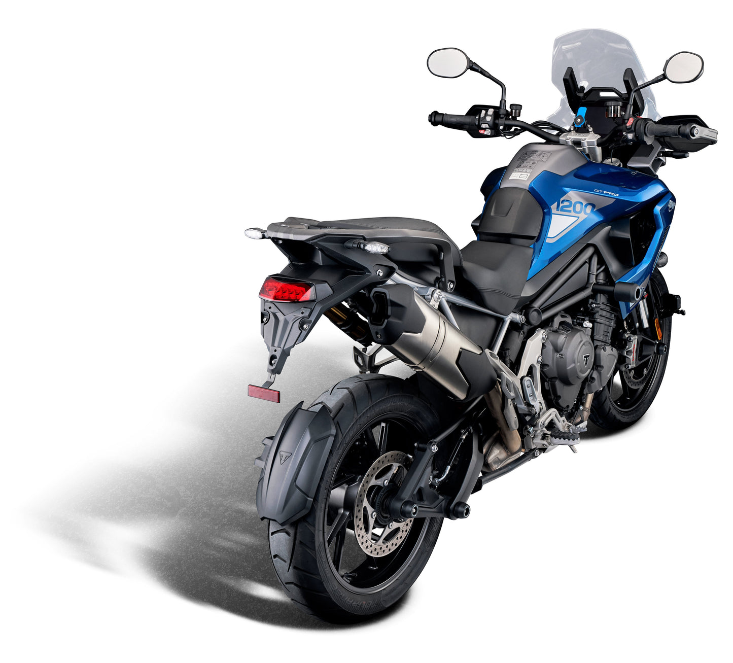 Navigatiesteun (stuurklemmontage) Evotech Performance voor Quad Lock - Triumph Tiger 1200 Rally Pro (2022+)