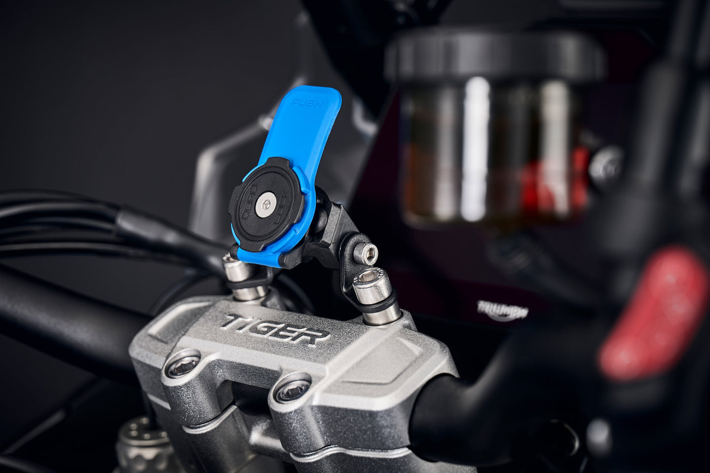 Navigatiesteun (stuurklemmontage) Evotech Performance voor Quad Lock - Triumph Tiger 1200 GT Explorer (2022+)