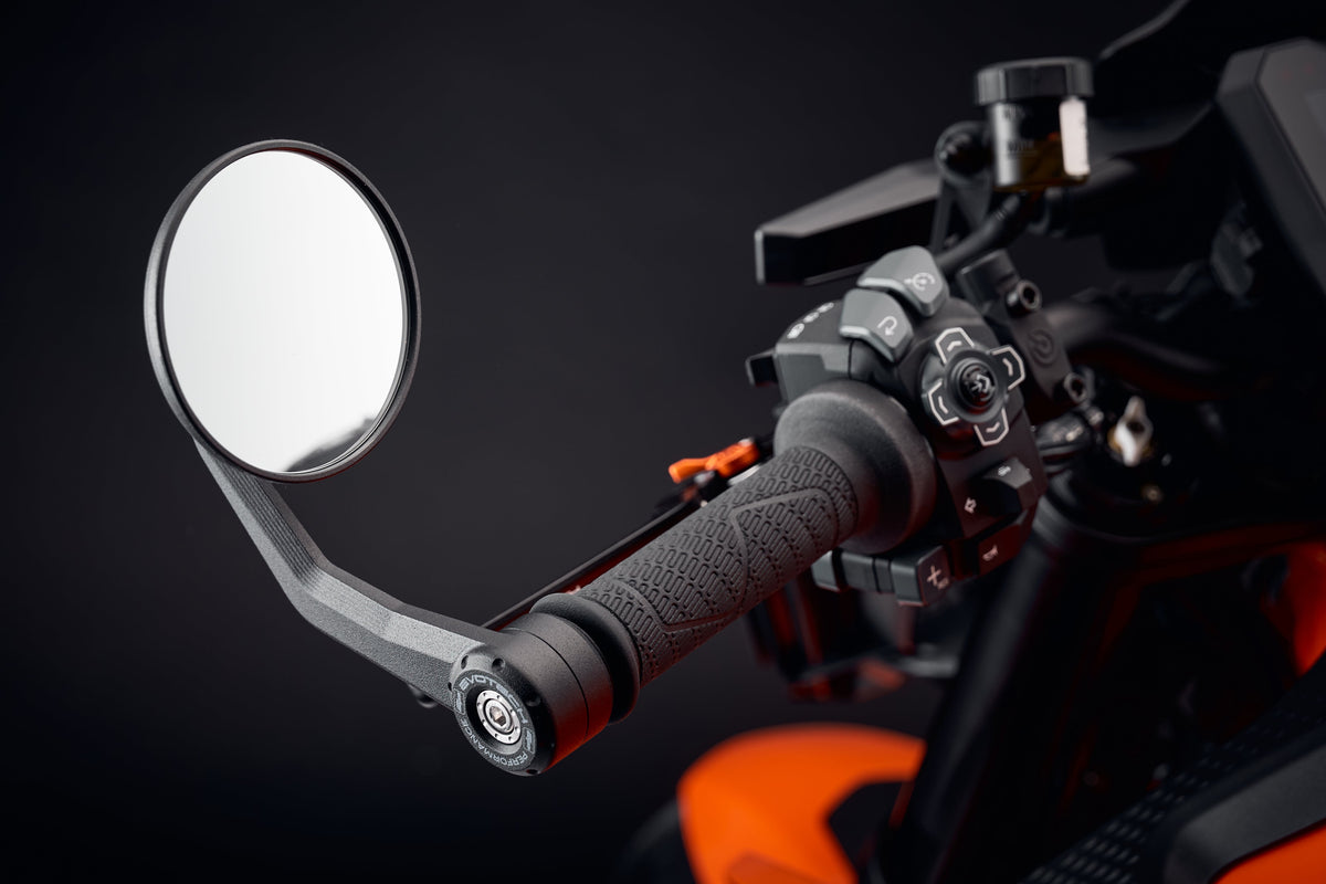 Bar-End Spiegels (Retro) Evotech - KTM 990 Duke R (2026+)