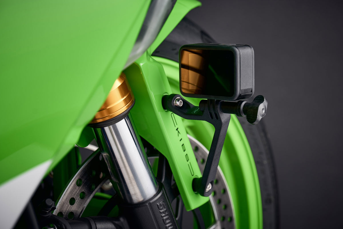 Evotech Action / Safety Camera Front Mudguard Mount - Kawasaki Ninja H2 SX Tourer (2018+)