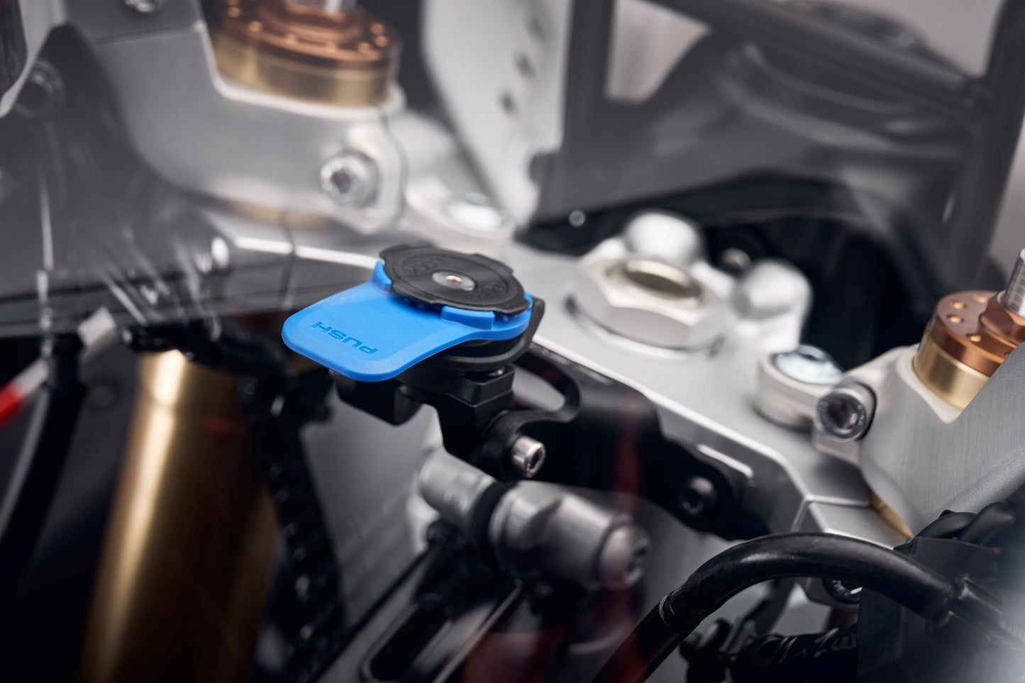 Navigatiesteun (stuurklemmontage) Evotech Performance voor Quad Lock - Yamaha XSR900 GP (2024+)