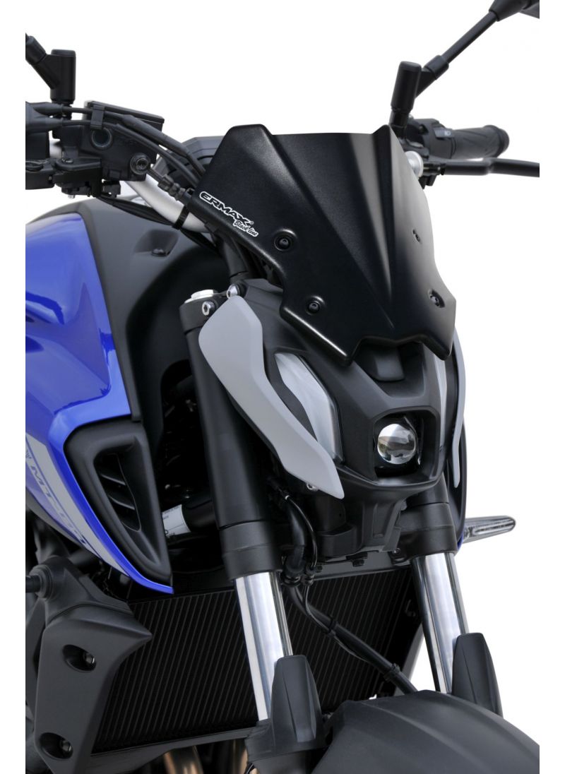 En pare-brise Ermax Sport FlyScreen 25cm (Kit d'installation incl.) MT-07 MT07 2021+