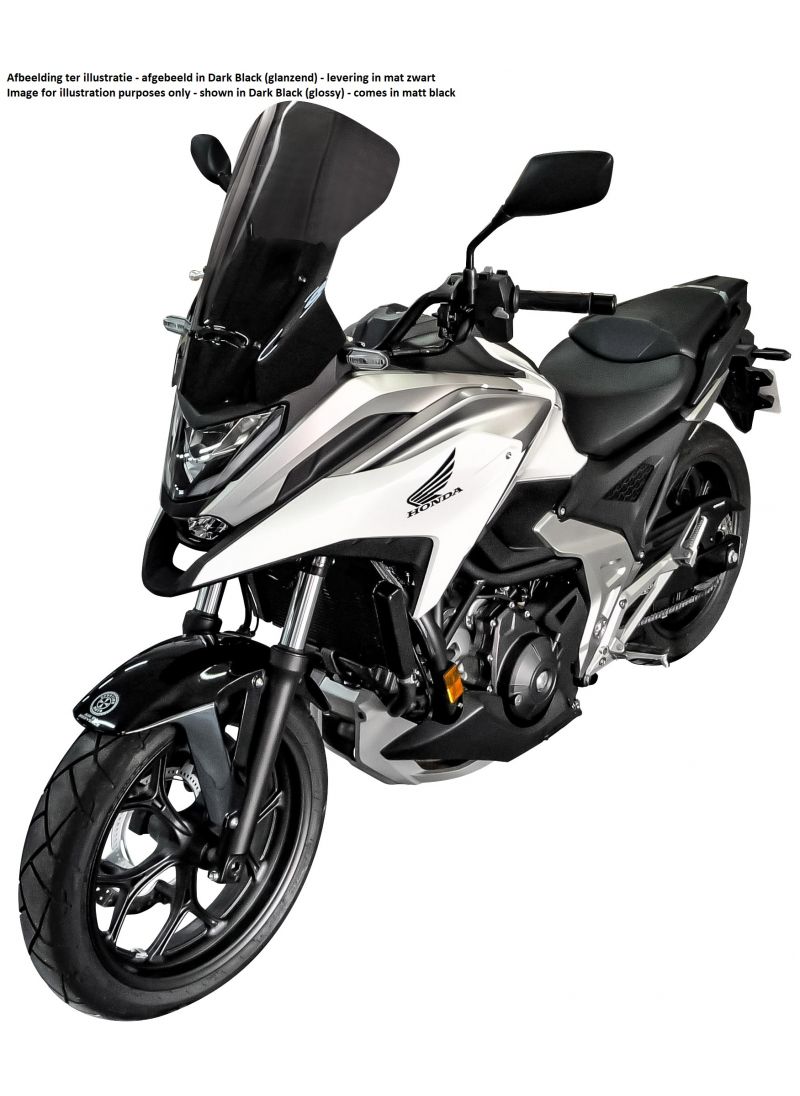 En pare-brise d'Ermax Touring (48 cm) Honda NC750 2021-2022 Matt Black