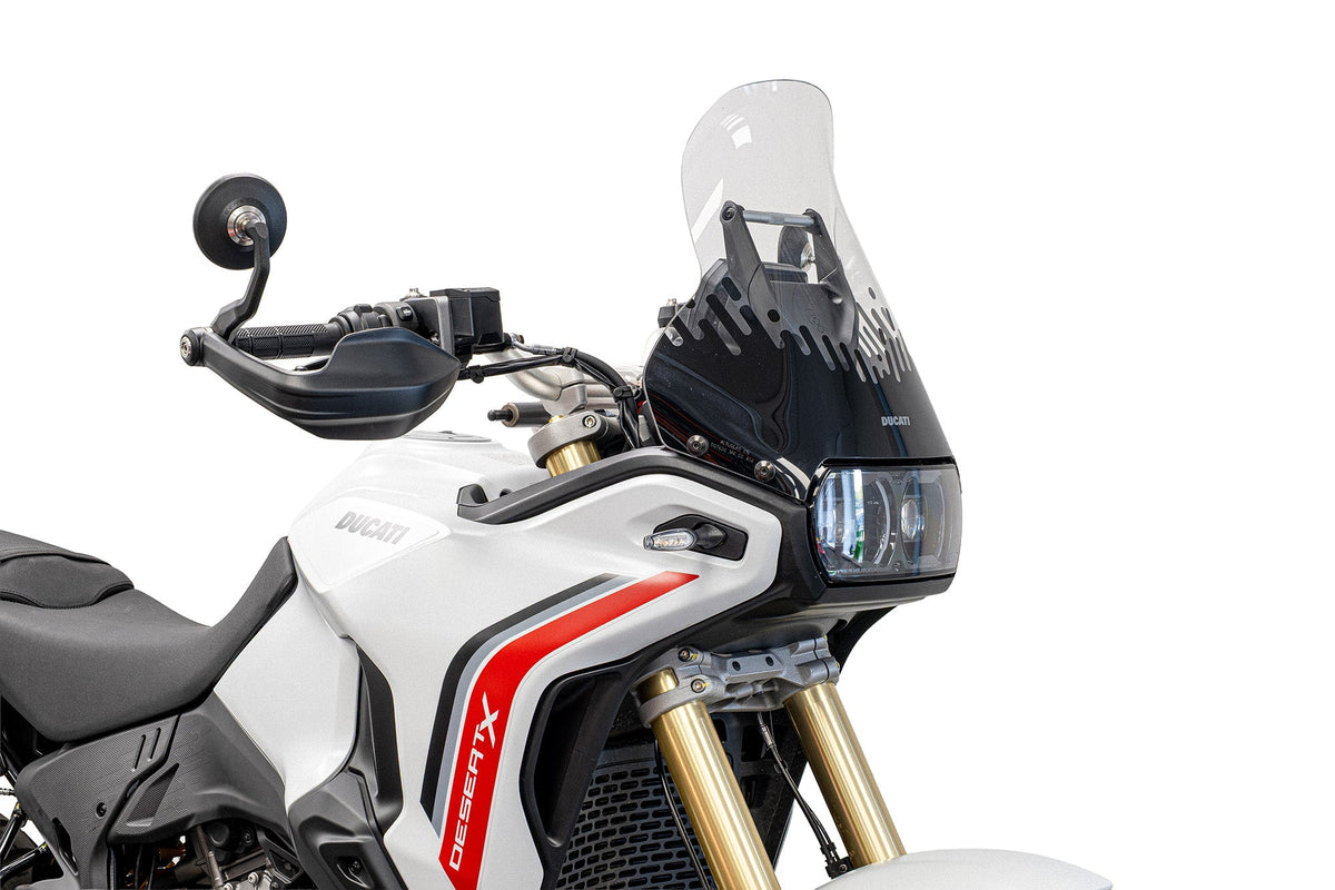 Bar-End Spiegels (Retro) Evotech Handguard - Ducati DesertX V2 (2026+)