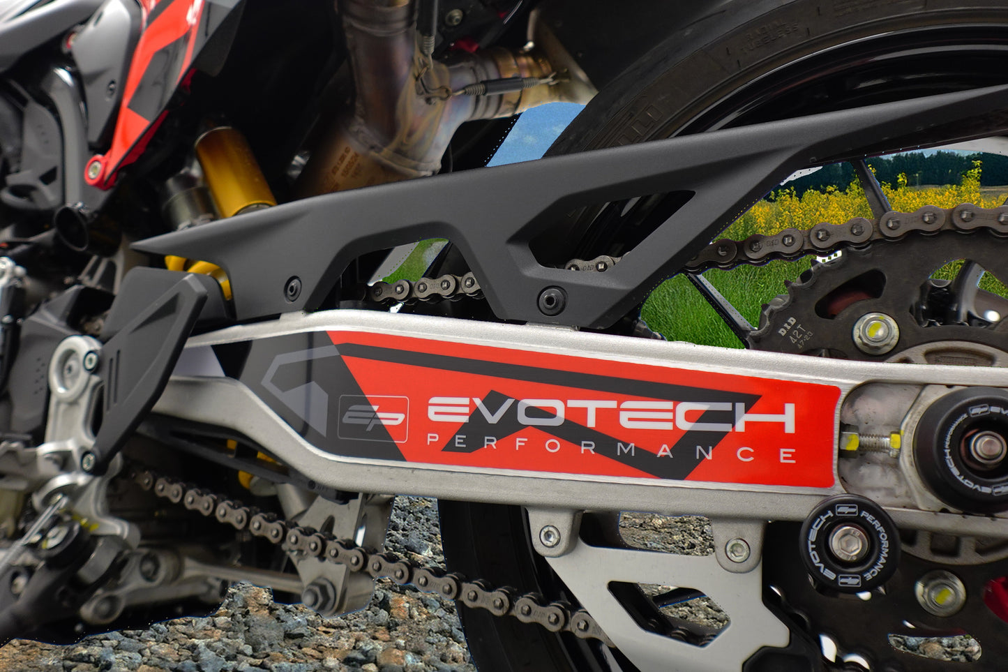 Evotech Swingarm Sticker / Protector - Ducati Hypermotard 698 Mono RVE (2024+)