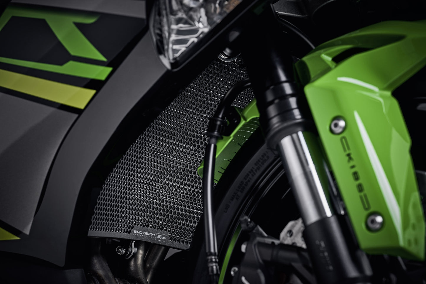 Evotech Kawasaki ZX6R Radiatorcover 2013 - 2018