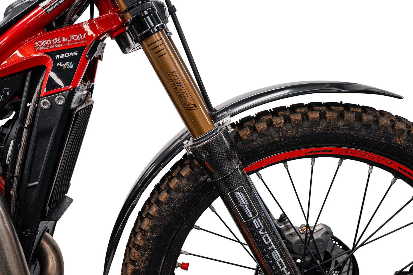 Evotech Front Mudguard Spacer Kit - Gas Gas TXT GP 300 (2023+)