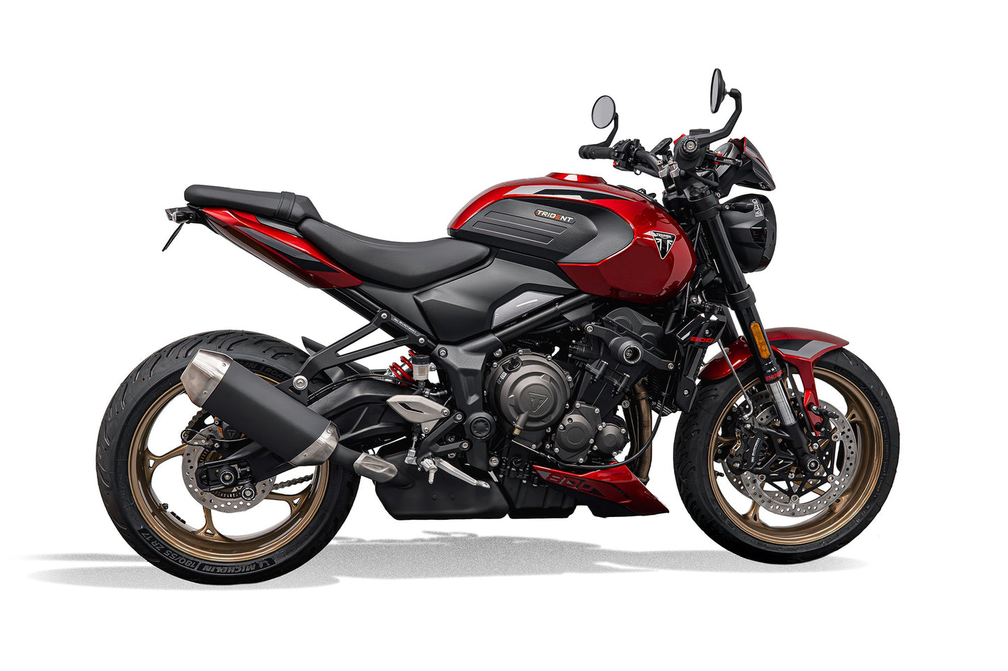 Kentekenplaathouder (Helder achterlicht) Evotech - Triumph Trident 800 (2026+)