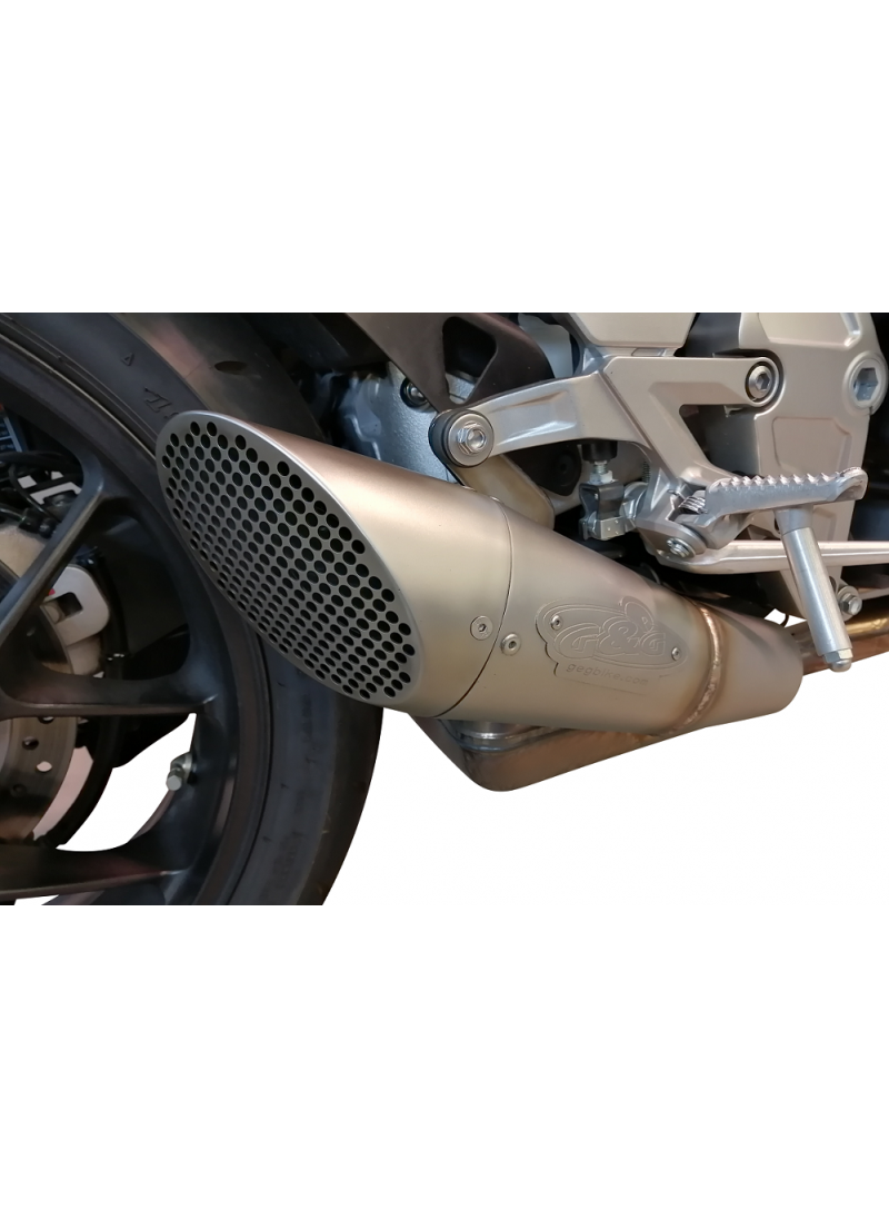 G&G GP Slip-On Échappement Shotblasted Honda CB1000R Neo Sports 2018-2020