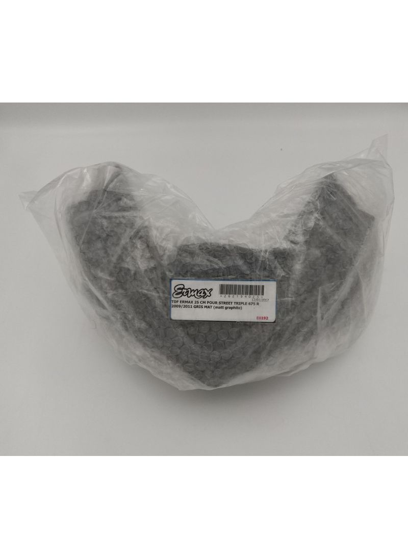 Ermax Nose Fairing Matt Graphite sans pare-brise pour Triumph Street Triple 675R 2009-2010
