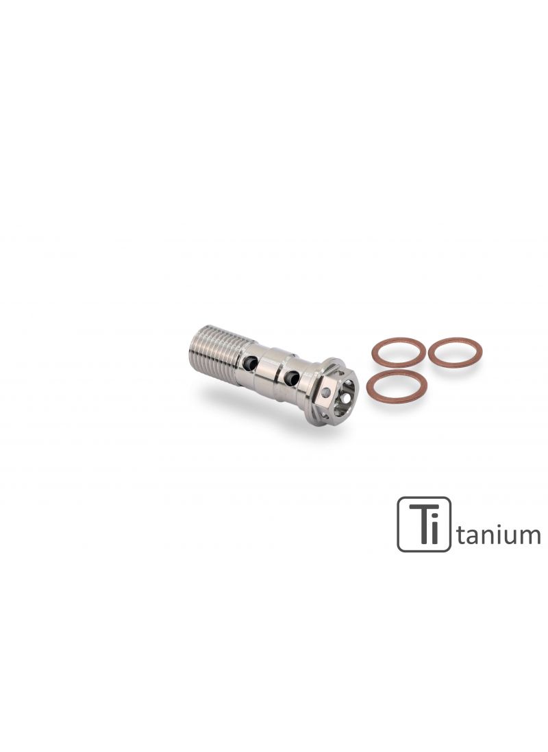 Titanium Double Banjo Bolt M10X1.0 pour le tuyau à l'huile