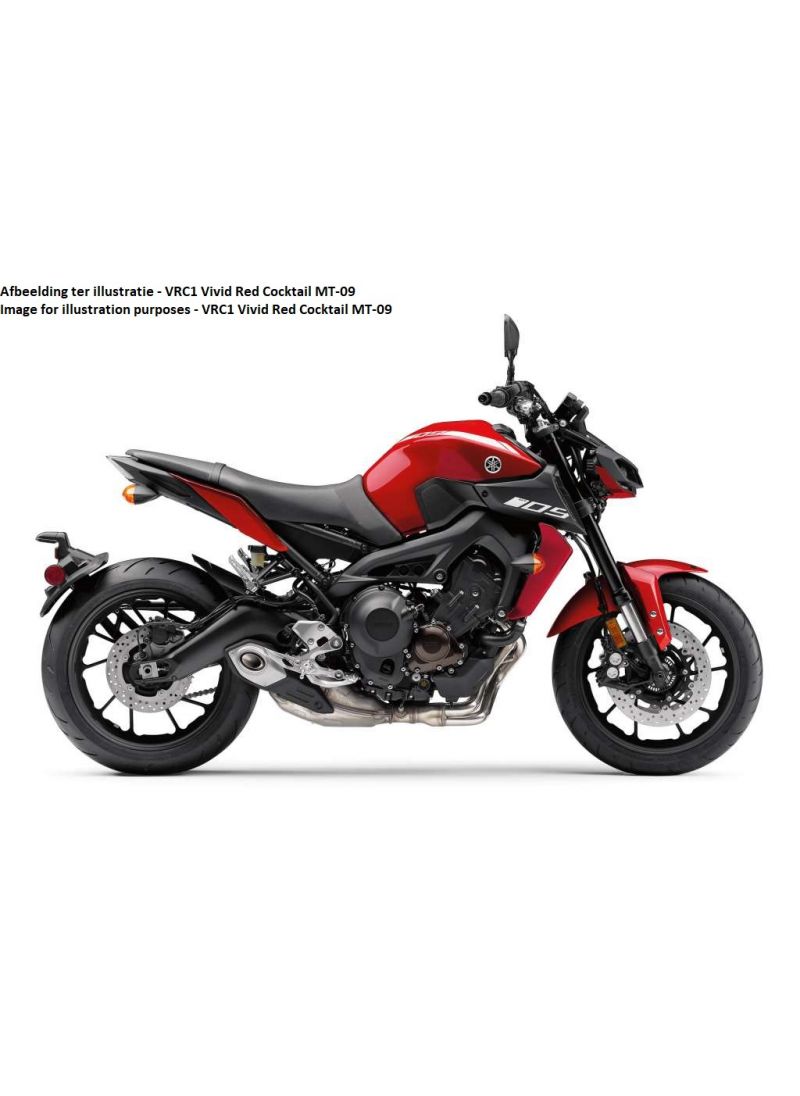 Ermax Bellypan EVO 3 parties pour Yamaha MT09 2018-2019 VRC1 Cocktail rouge vif