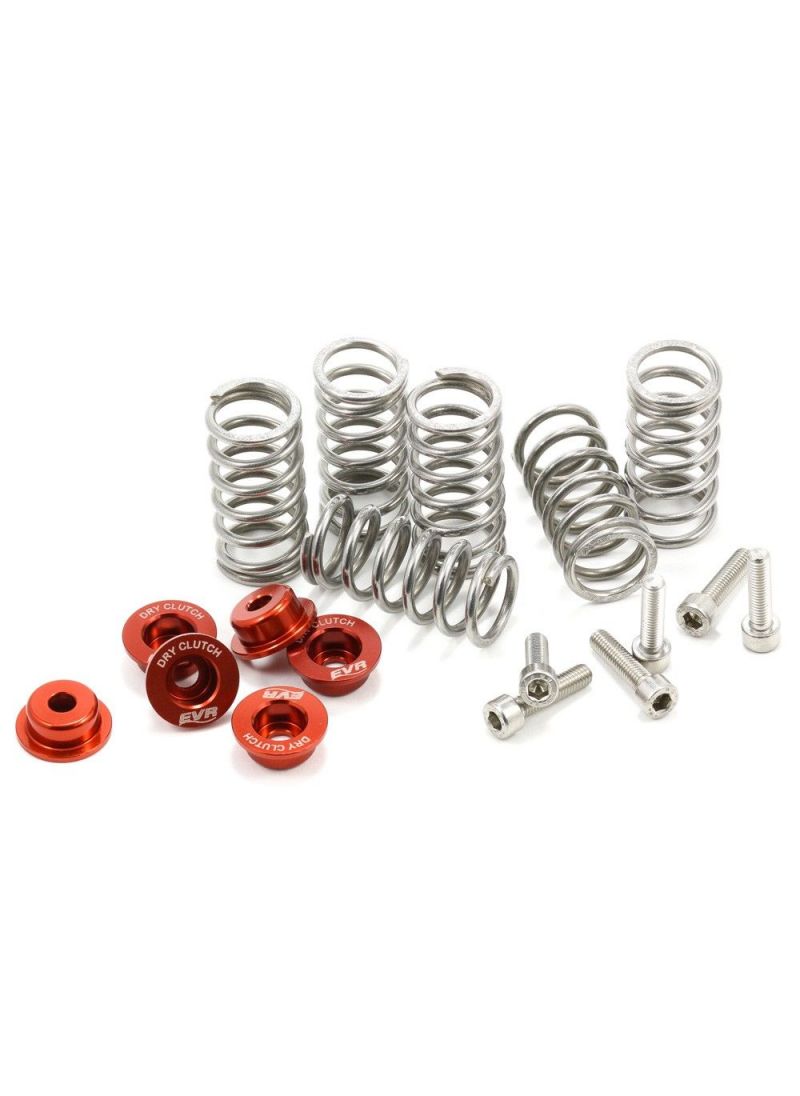 Dry clutch kit with red 6mm retainers, springs, bearing and bolts Ducati 998S (2002-2003)