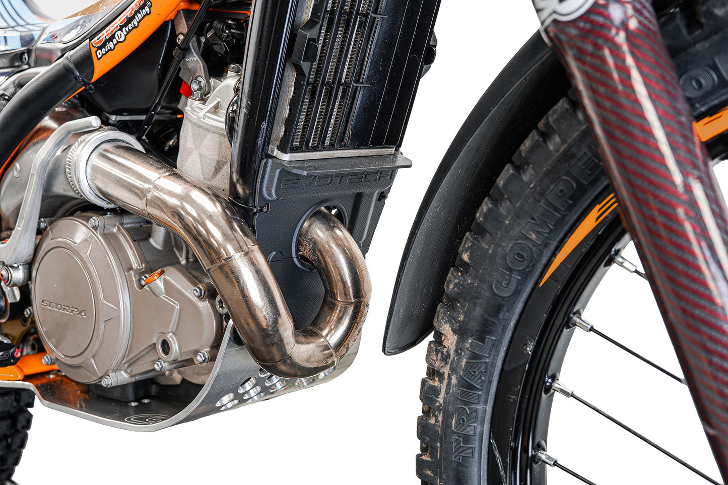 Evotech Engine Splash Guard - Sherco 300 ST-E (2026+)