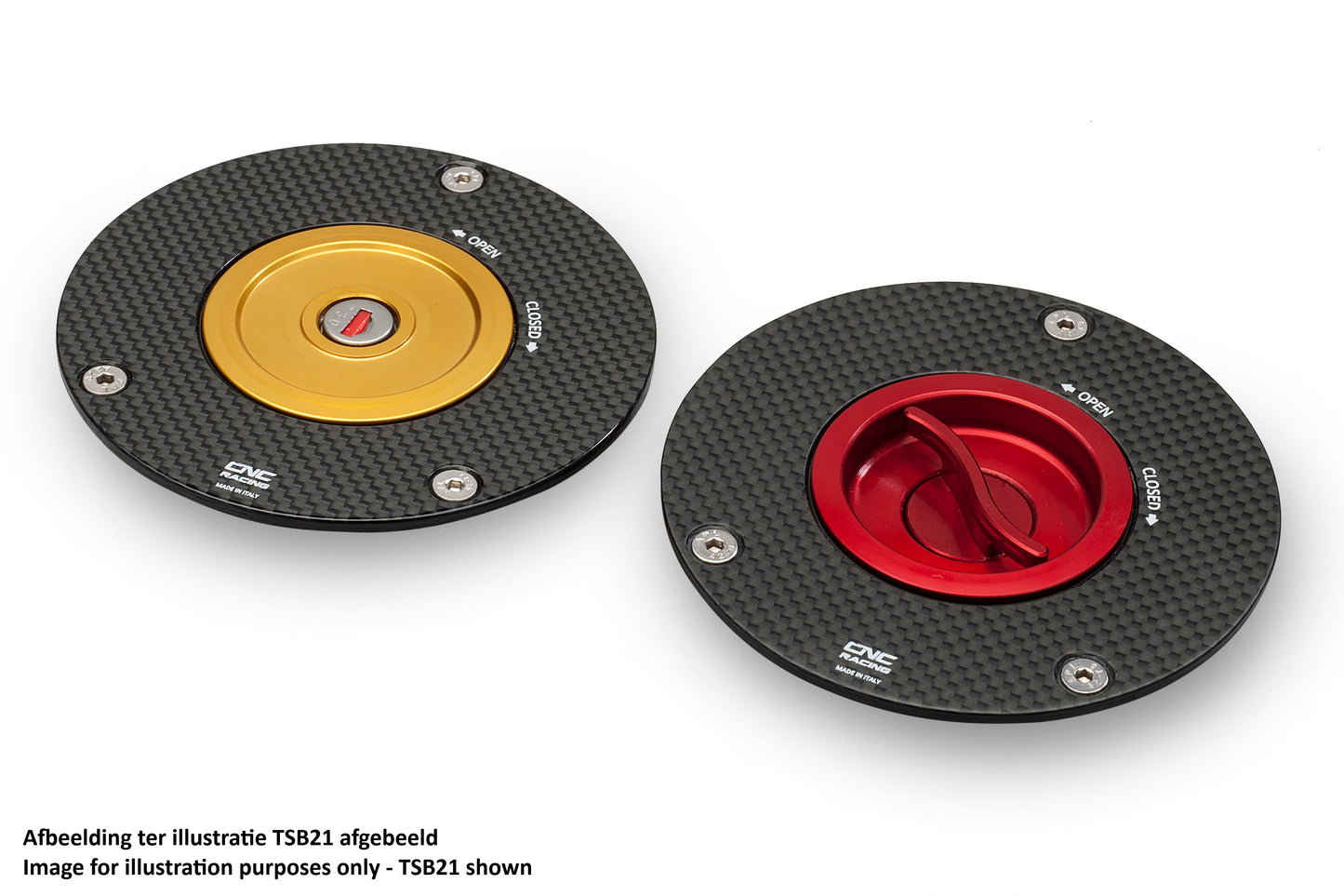Snelsluiter kern voor CNC Racing tankdop Yamaha Tenere 700 (2019+)