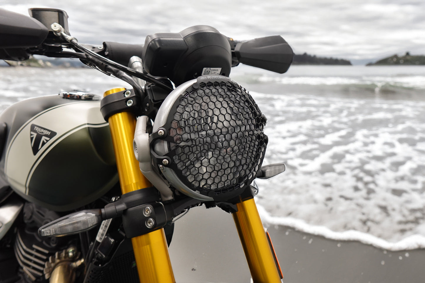 Evotech Koplamp Beschermer - Triumph Scrambler 400 X (2024+)