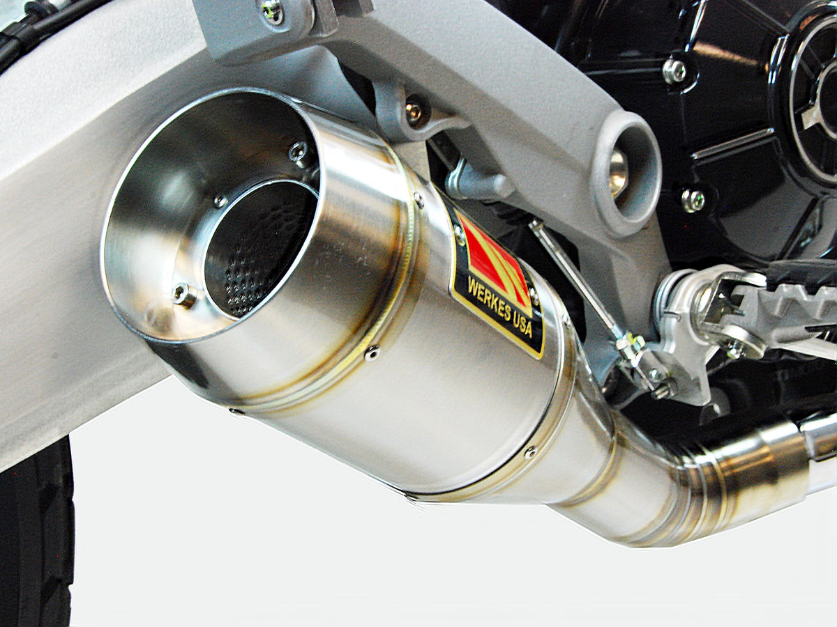 Offre déstockage : échappement Competition Werkes noir-argent pour Ducati Scrambler 1100 (2020-2025)