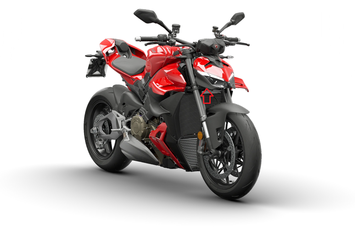 Jeu de panneaux latéraux de protection de phare (gauche et droit) Ducati Streetfighter V4 (2025+)