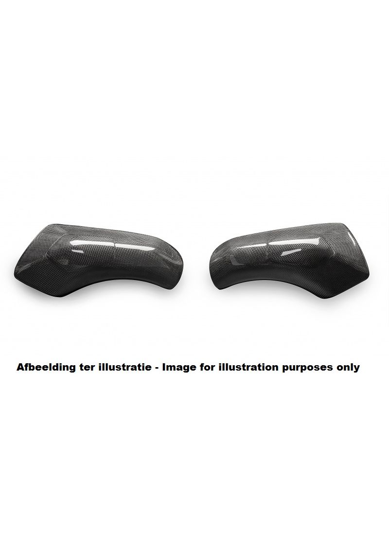 Ensemble de protecteur de réservoir de carburant en carbone brillant (2 pc) 848 1098 1198 Ducati 848evo (2010-2013)