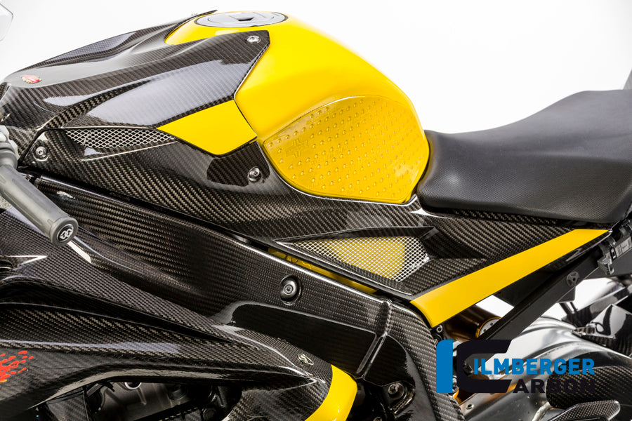 Racing du panneau latéral du réservoir (côté gauche) Carbon - BMW S1000RR Racing (2015-2016)