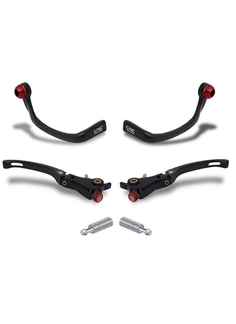 Leviers en carbone plus gardes de rabais Pack Streetfighter V4 V4S Ducati Panigale V4 R (2019+)