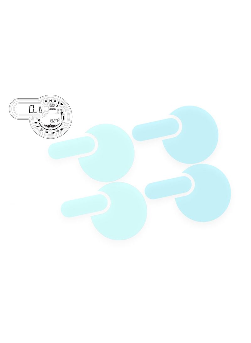 Protégeurs d'écran du tableau de bord (4 pcs.) Scrambler 1100 - CNC Racing Ducati Scrambler 1100 (2018-2020)