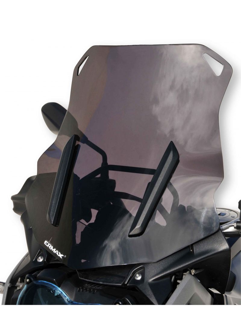 En pare-brise à haut écran Ermax + 8 cm (hauteur totale 46 cm) pour R1200gs / Adventure (Kit d'ajustement incl.) 2013-2016
