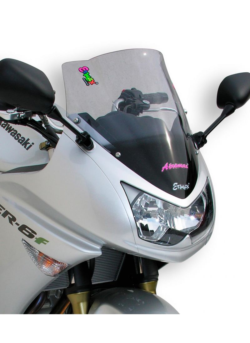 En pare-brise d'ermax (hauteur totale de 50 cm) pour 2006-2008 ER6F