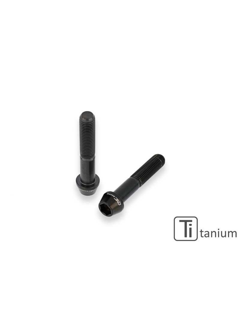 Screws Front brake caliper set M10x1.25x60 (2 pcs) - Black Titanium Aprilia Tuono V4 Factory (2025+)