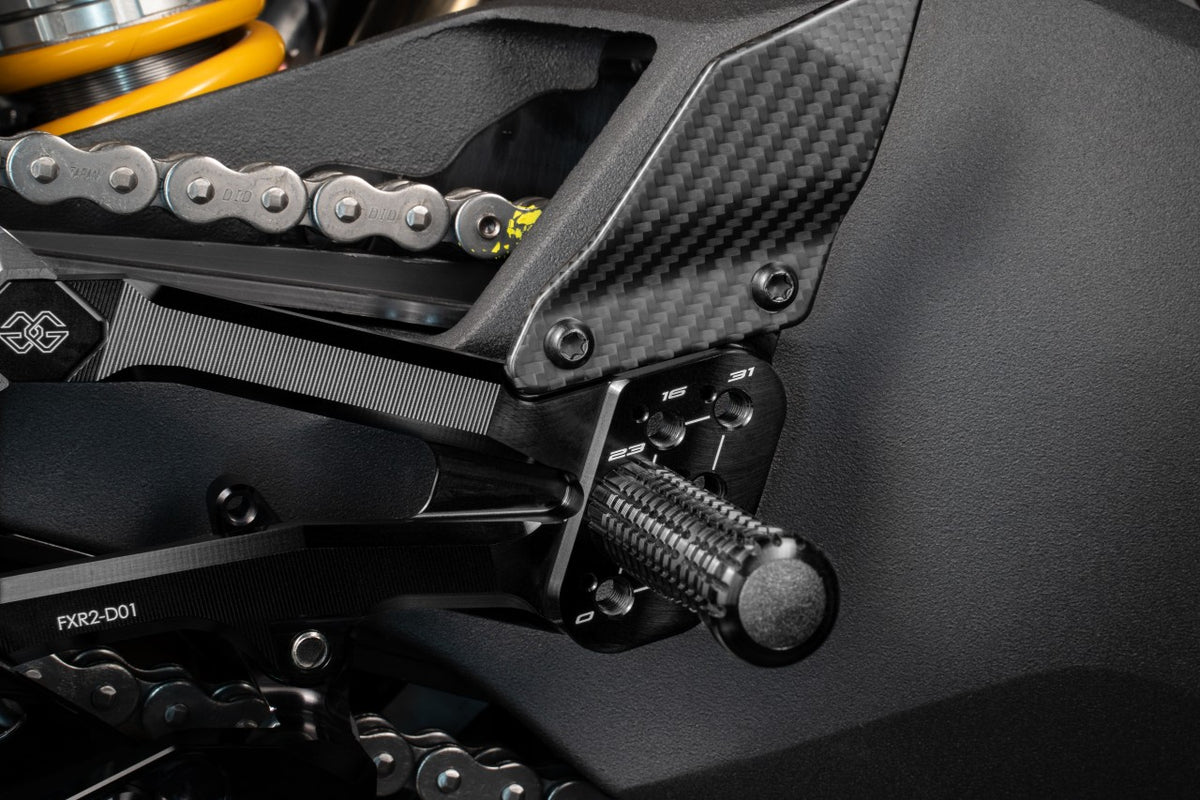 Offre déstockage : commandes reculées racing Gilles FXR2 Ducati Panigale V4 / V4S / V4R (2018-2024)